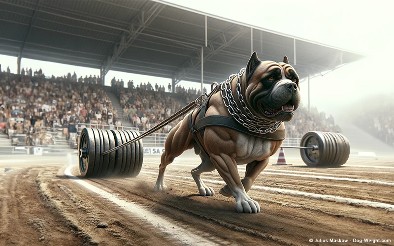 Dog sports Weight Pulling
