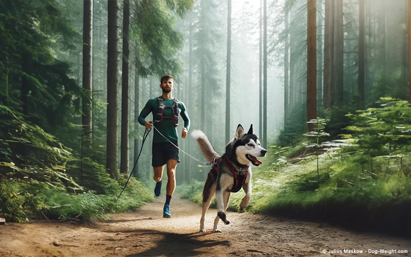 Sport del cane Canicross