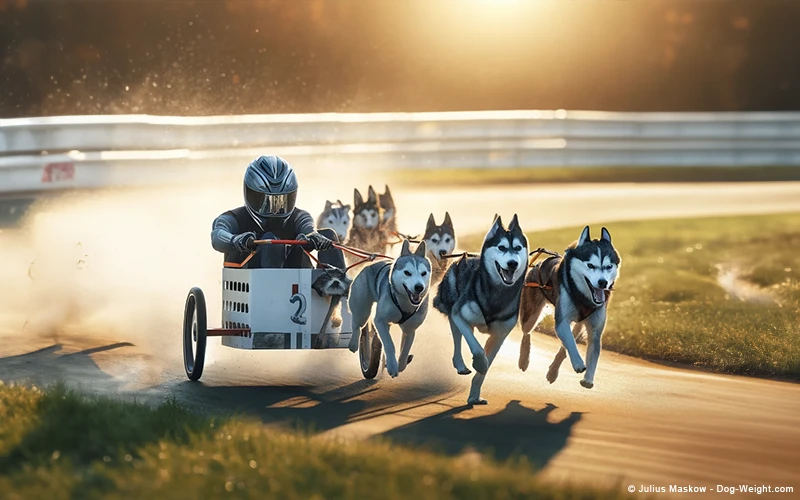 Sport del cane Carting