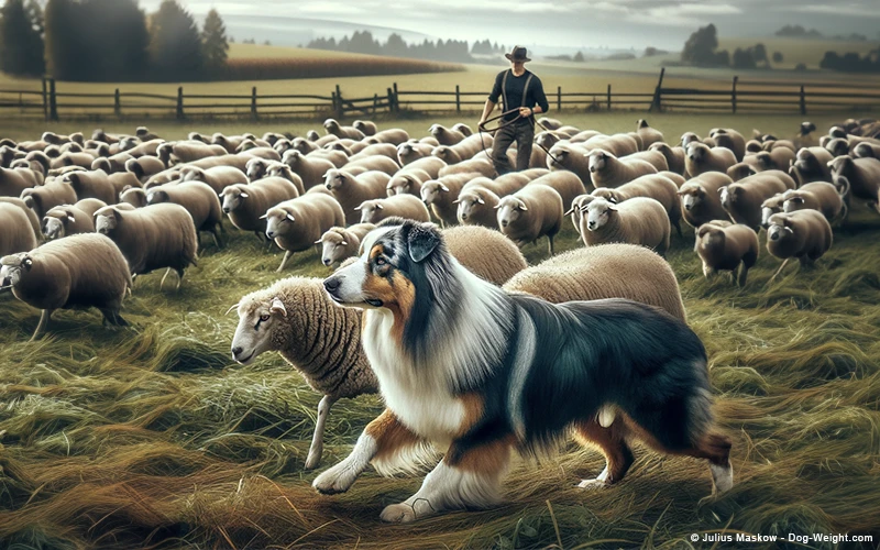Sport del cane Pastore
