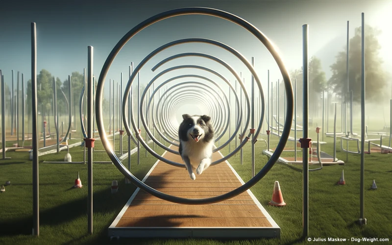 Sport del cane Agilità Hooper
