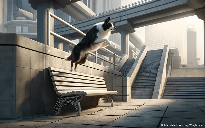 Sport del cane Parkour per cani